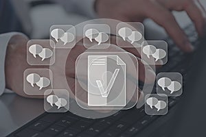 Concept of message content control