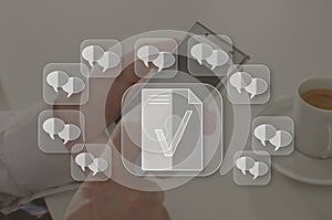 Concept of message content control