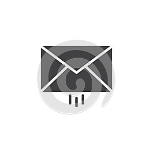 Message delivery icon vector