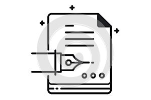 Contact Form Isolated Vector Illustration which can be easily Download