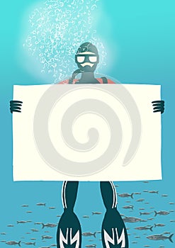 a message from a diver