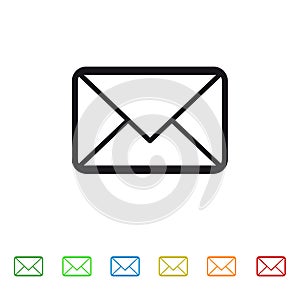 Message Envelope Icon For Apps And Websites