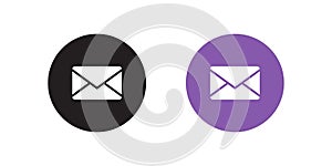 Message Icon Vector in Flat Style. SMS Symbol Illustration