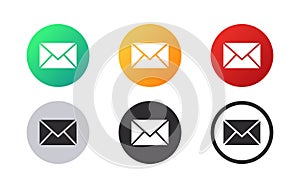 Message icons. Social media message. Notification icons. Vector scalable graphics