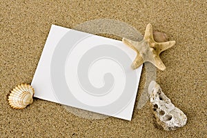 Message on the sandy beach