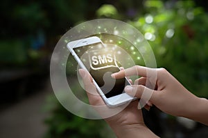 Message signal transmission device, digital symbol structure, cellular format composition, mobile protocol usage, short