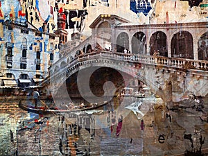 Messageboard Bridge, Venice