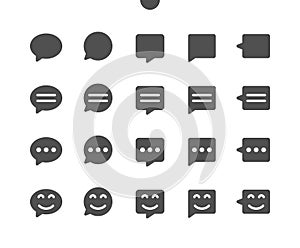Messages v1 UI Pixel Perfect Well-crafted Vector Solid Icons 48x48 Ready for 24x24 Grid for Web Graphics and Apps