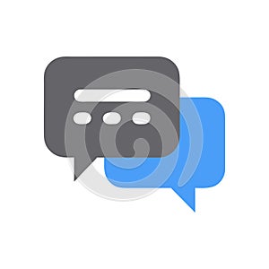 Messaging Bubble Icon for Text Conversations photo