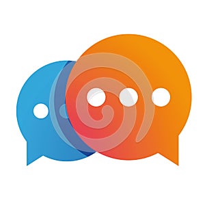Messenger icon chat vector