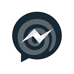 Messenger  Icon Vector Logo Template