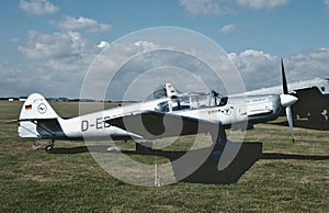 Messerschmitt Bf 106B on display in 1995