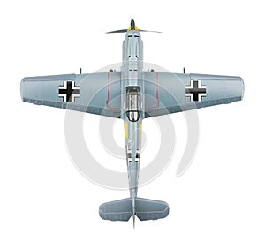 Messerschmitt 109E-3 aeroplane. Model photo