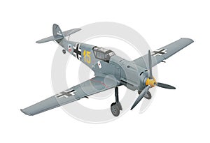 Messerschmitt 109E-3 aeroplane. Model photo