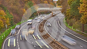 Messeschnellweg, or Autobahn 37. During the big trade fairs the Messeschnellweg in Hannover is regulated as a one-way