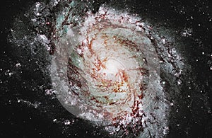 Messier 83, Southern Pinwheel Galaxy, M83 in the constellation Hydra..Elements of this image are furnished by NASA