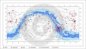 Messier Sky Chart - astronomy objects photo