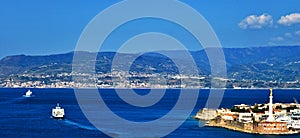 Messina strait view photo