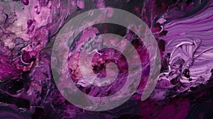 Messy painted abstract background in purple