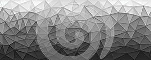 Messy polygonal monochrome prism seamless backdrop