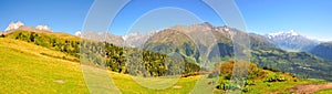 Mestia trek panorama, Svaneti Georgia