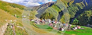 Mestia-Ushguli trek, Svaneti Georgia photo