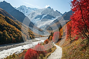 Mestia-Ushguli trek, Svaneti Georgia photo