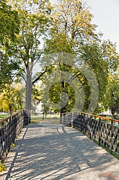 Městský nebo městský park ve starém městě Košice, Slovensko.