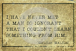 Met man Galileo photo