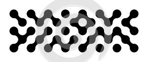 Metaball Connect Dots Set. Vector Circle Shapes. Abstract Geometric Dots. Morphing Blob Elements