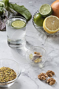 Metabolism boosters, infused water, vitamins.