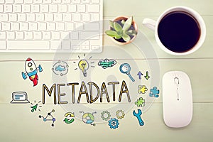 Metadata concept with workstation