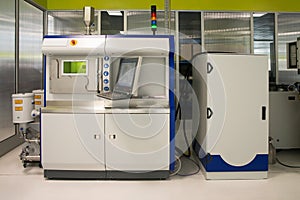 Metal 3D printer DMLS - Direct metal laser sintering DMLS is an additive manufacturing technique that uses a laser fired into