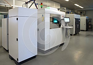 Metal 3D printer DMLS - Direct metal laser sintering DMLS is an additive manufacturing technique that uses a laser fired into