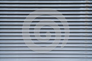 Metal air vent background texture in horizontal pattern