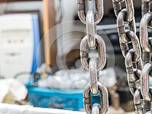metal alloy steel chains for industrial use, very strong