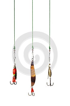 Metal angling baits photo