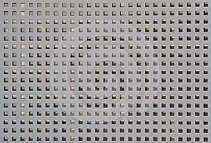 Metal background perforated sheet with square holes