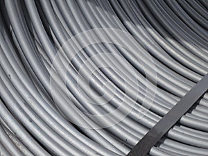 Metal Background - rolled product Stock Photos