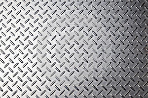 Metal background texture. Diamond plate.