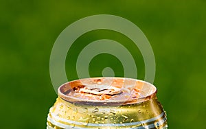 Metal beer can, unopened photo