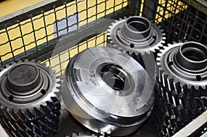 Metal billet for the production of gears on a threading machine for automobile gearboxes for trucks.