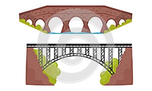 Metal Bridge as Structure for Spanning Physical Obstacle Vector Set