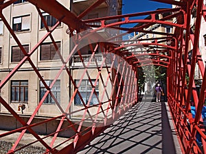 Metal bridge in Gerona