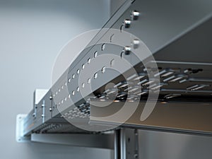 Metal cable tray