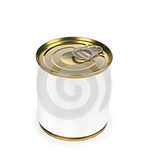 Metal can for preserved food