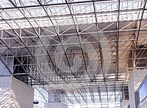 Metal ceiling construction