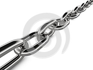 Metal Chain Concept Graphic