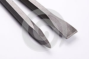 Metal chisel for concrete for perforator