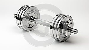 Metal chrome stainless steel dumbbells for sports and fitness muscle training